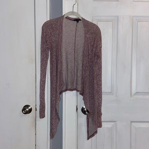 American eagle purple fall cardigan.